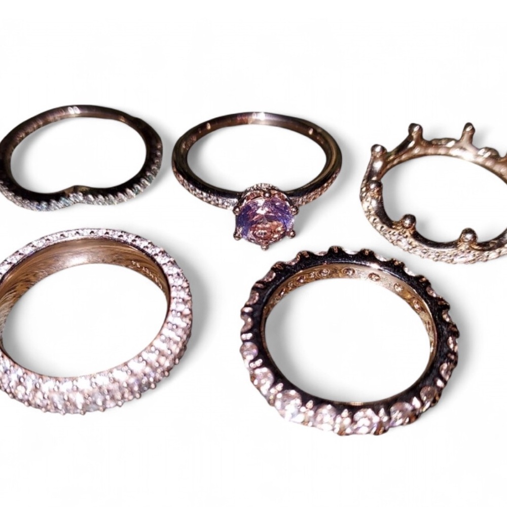 Pandora Rose Gold size 7